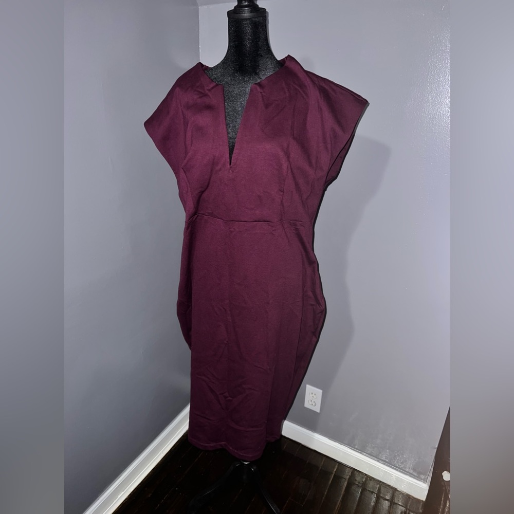 Purple Midi Dress
